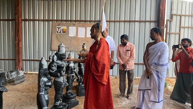 hh chinnajeeyar sitadevi sree ramachandra idols Hh swamiji srs 2