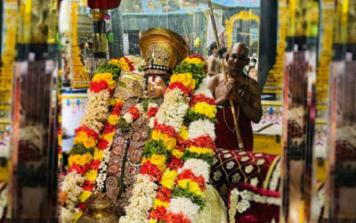 Prayer at Ramanuja’s birthplace, Sri Perumbadur