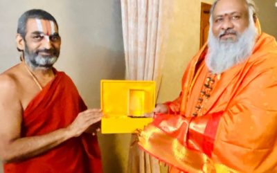 Sriman Mukkamala manasa peetam Sridhar Swamiji Visited Samathamurthy